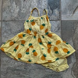Cat & Jack Yellow Pineapple Dress
